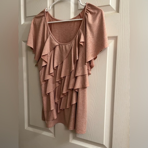 MARBLED PINK~BLOUSE~QUALITY~XL - Picture 5 of 7